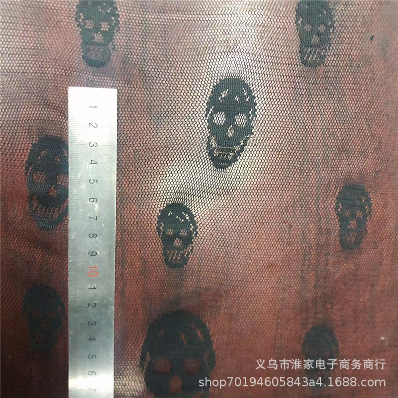 Factory direct sales of skull and Lace, Halloween fabric, background tablecloths, clothing accessories, DIY by hand pic 4
