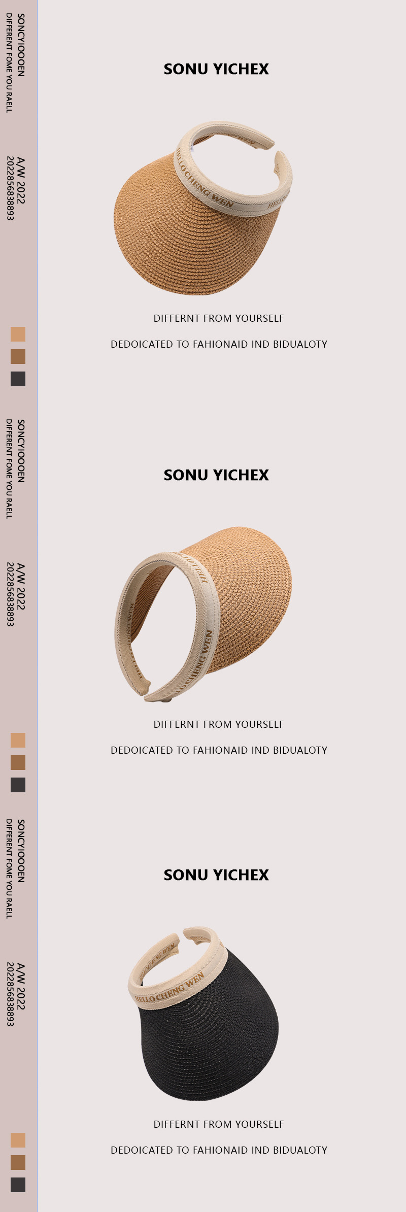 Summer versatile straw hat for women, cool and breathable. Straw hat for couples, versatile cool hat for beach, cool sun hat pic 18