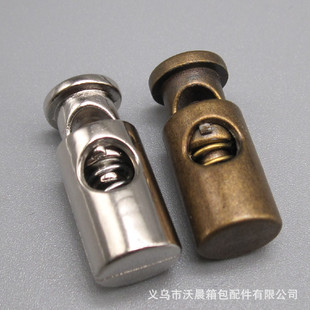 现货供应3孔猫眼扣 可穿织带方形扁弹簧扣 调节绳扣 ABS弹簧扣详情5