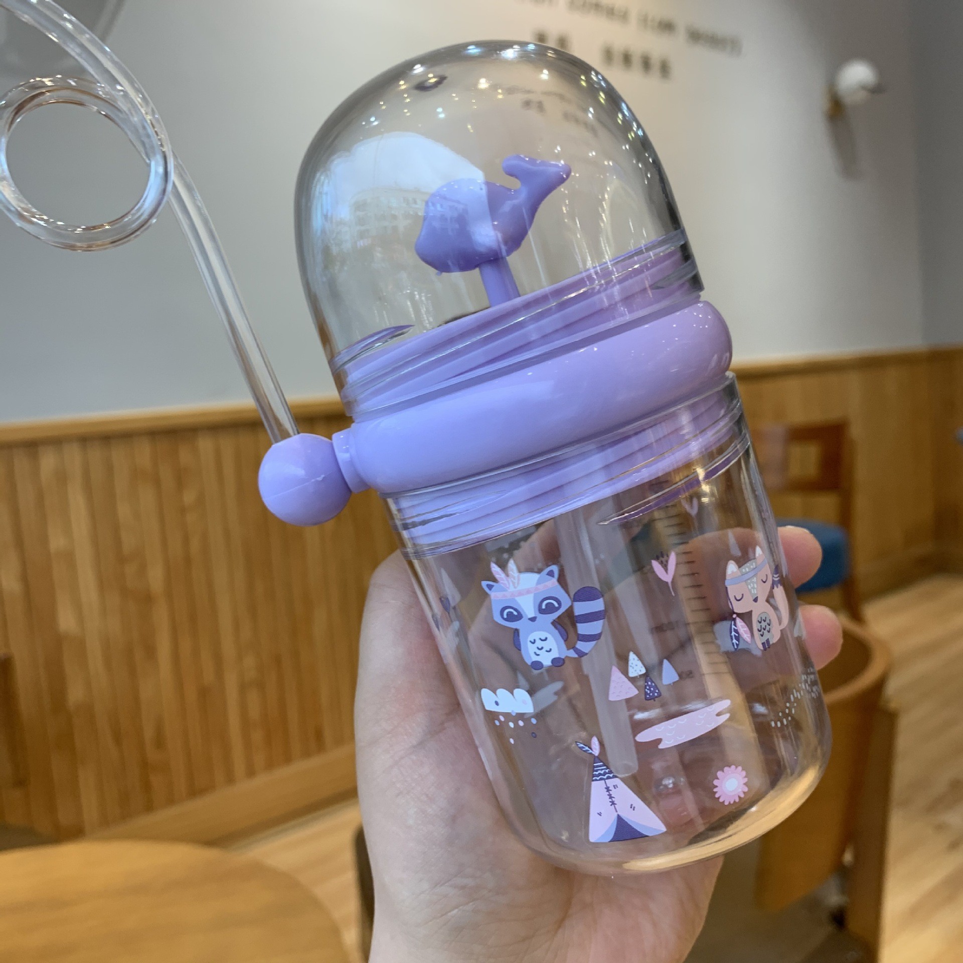Whale spout cup student straw pic 4