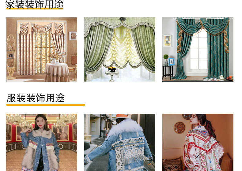 Factory direct sales of heavy industry gold thread embroidery lace accessories, European and American style Christmas overlock decorative lace webbing wholesale pic 12