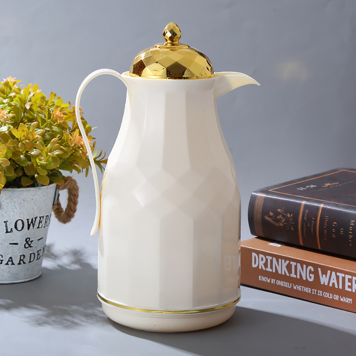 保温水壶家用中东保温壶玻璃内胆热水瓶保温瓶红茶水壶咖啡壶1L详情2