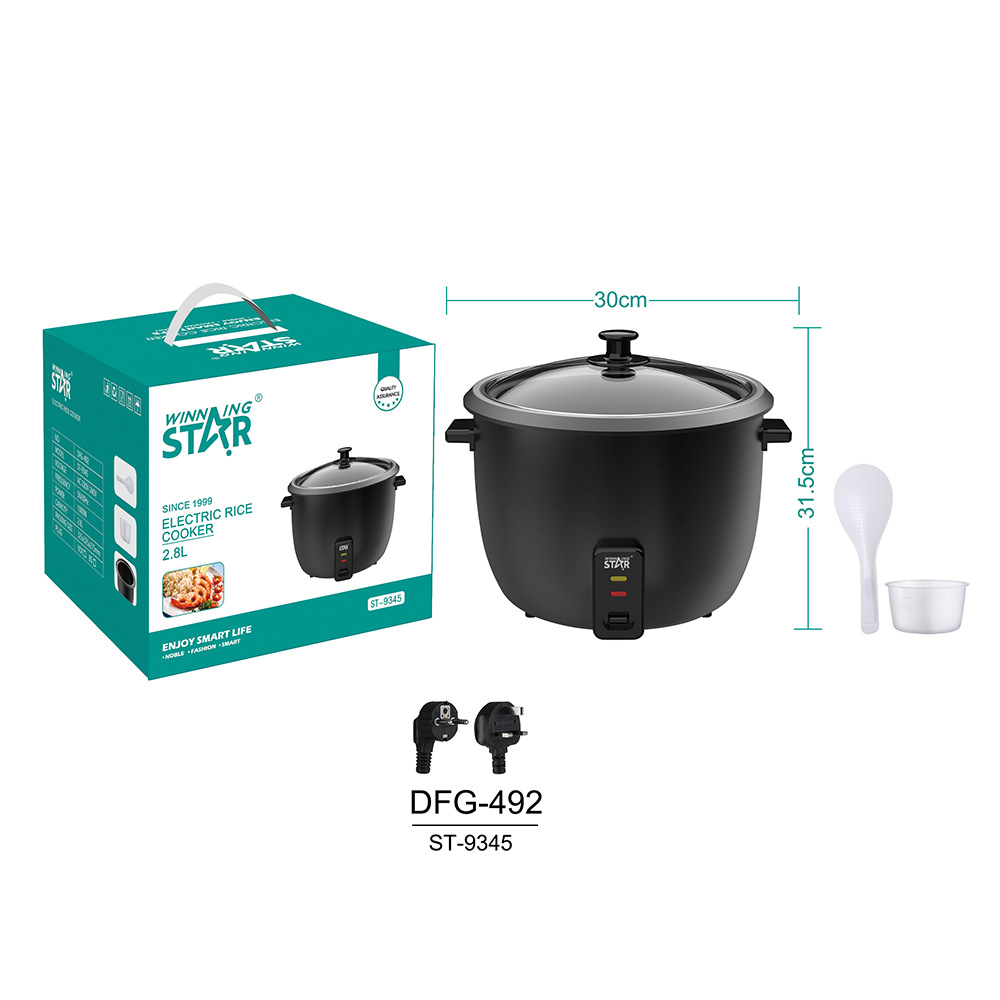 winningstar Cross-border British and European Standard 2.8L household multi-functional rice cooker for cooking, stewing meat and making soup pic 1
