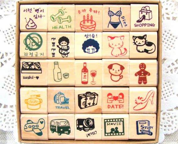 【 Wholesale of Stationery from Japan and South Korea 】 25 new Korean cute stamps in stock to bring you joy pic 2