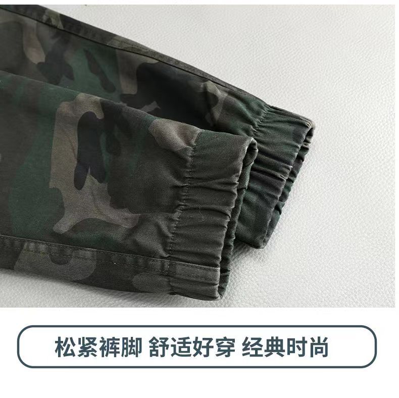 厂家批发春秋工作服弹力工装汽修户外耐脏电焊劳保防烫迷彩服套装详情32