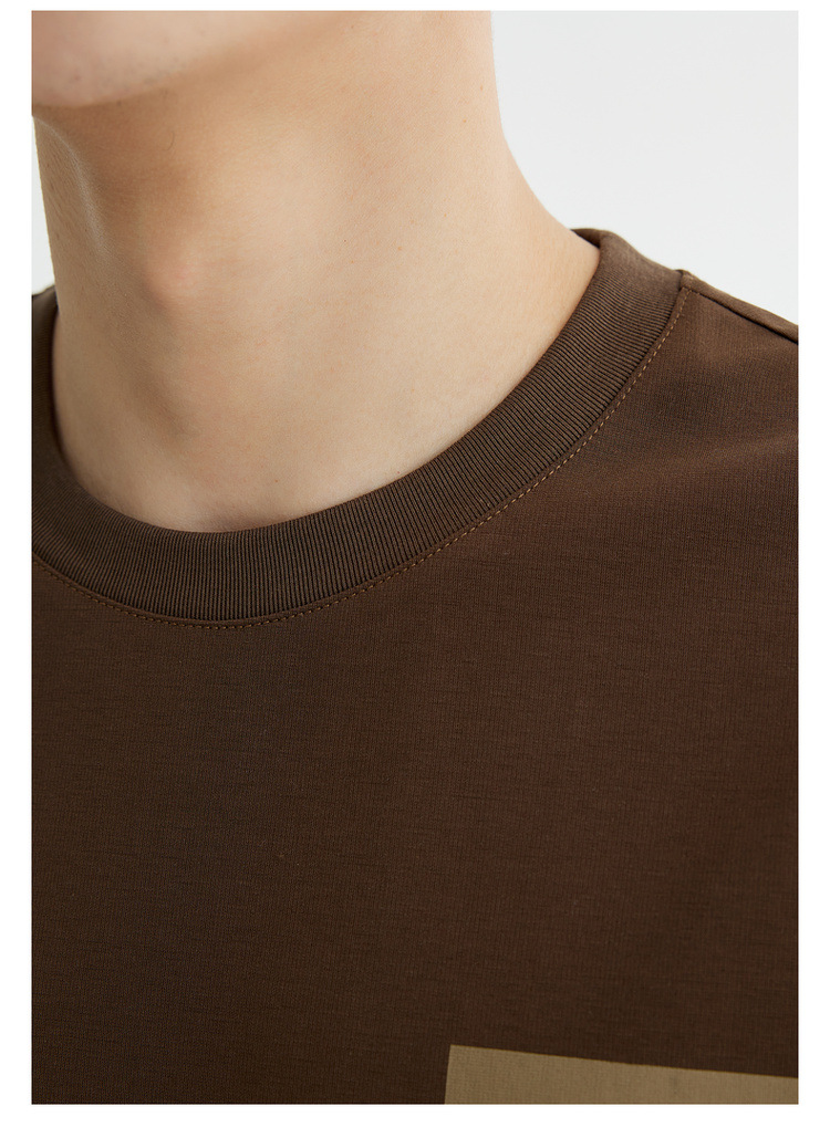 Quick-drying ice silk cotton cool and refreshing smiling short-sleeved T-shirt for men 2024 summer slightly loose and trendy half-sleeved T-shirt pic 23