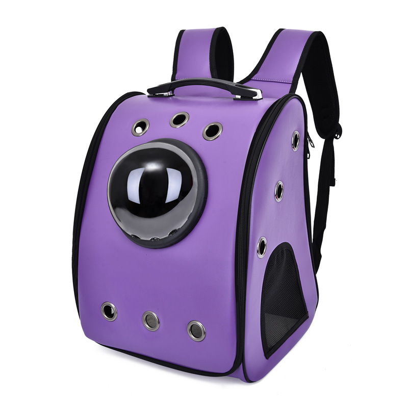 Factory direct supply of new pet handle backpacks, portable transparent cat bags, porous and breathable pet bags wholesale pic 6