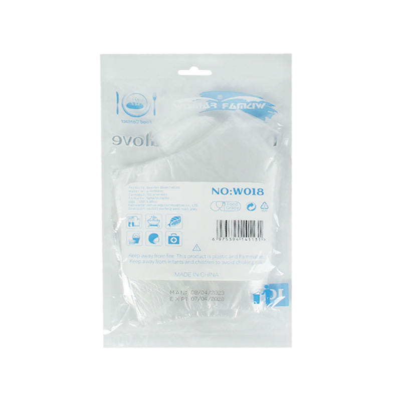 外贸英文包装 一次性手套家用防水厨房烘焙PE手套详情11