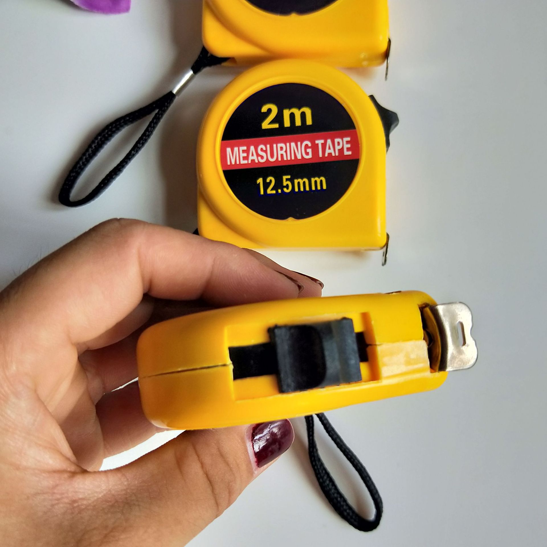 Box ruler, tape measure, 2-meter tape measure, meter ruler, 1 yuan, 2 yuan, box ruler, ruler, steel ruler, measuring tools, 1 yuan, 2 yuan, supply pic 1