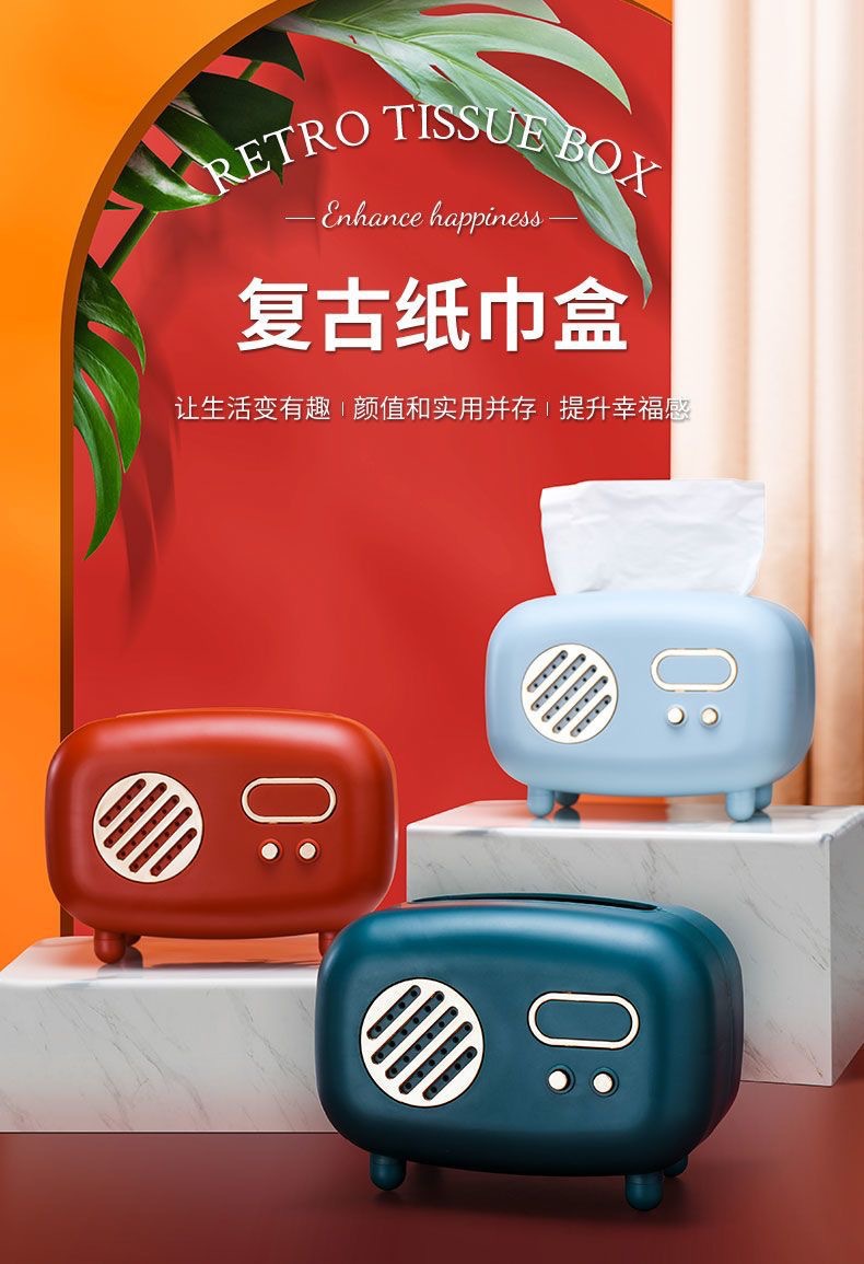 Multi-color cute girl tissue box, creative tissue box, light luxury living room, home, dining room, paper box, remote control, coffee table pic 5