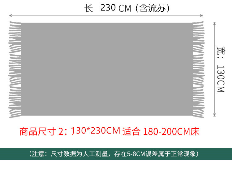 Knitted blankets, sofa blankets, cover blankets, bed tail blankets, summer office air conditioning blankets, nap blankets, small blankets wholesale pic 22