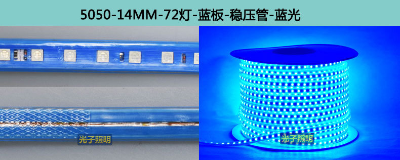 光子照明5050线性灯条5730 rgb柔性亮化贴片led 220v防水高压灯带详情70