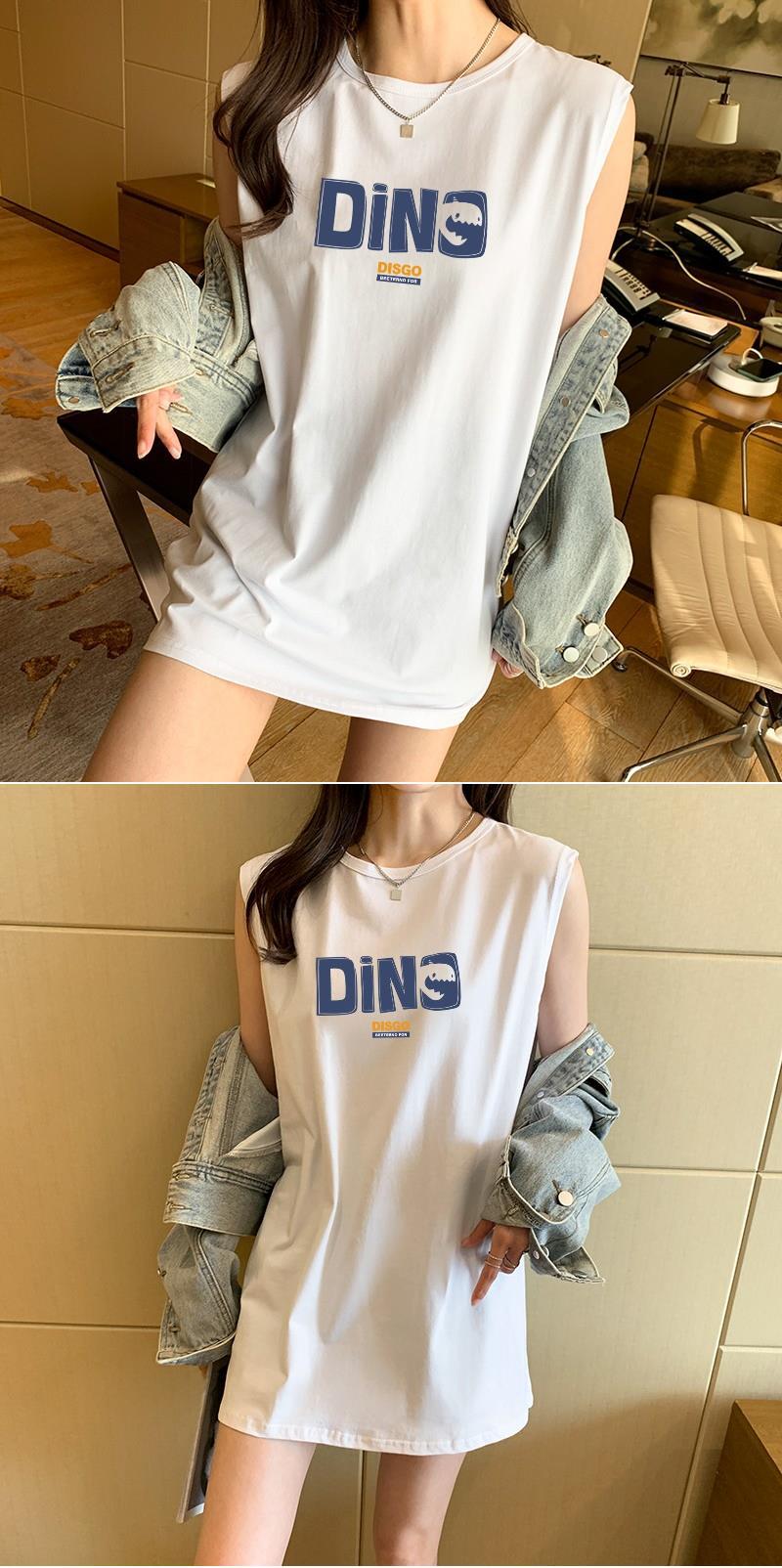 代发卫衣内搭叠穿加长打底衫夏季长款背心遮屁股无袖中长款t恤女详情2