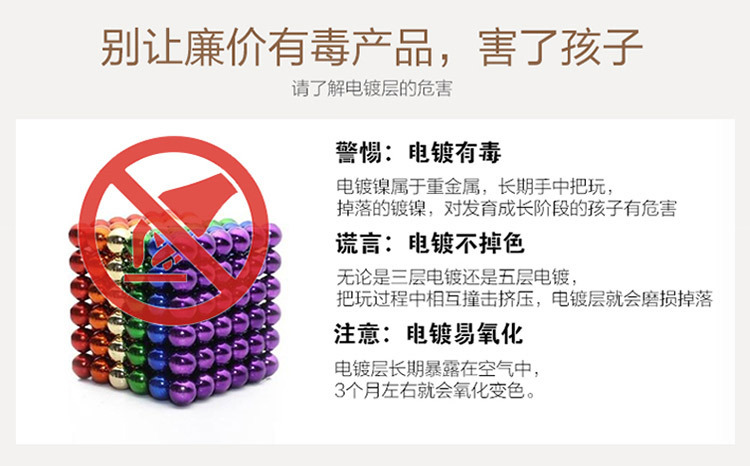 厂家直销 我的世界磁力方块积木 儿童益智DIY小颗粒磁铁拼装积木详情8
