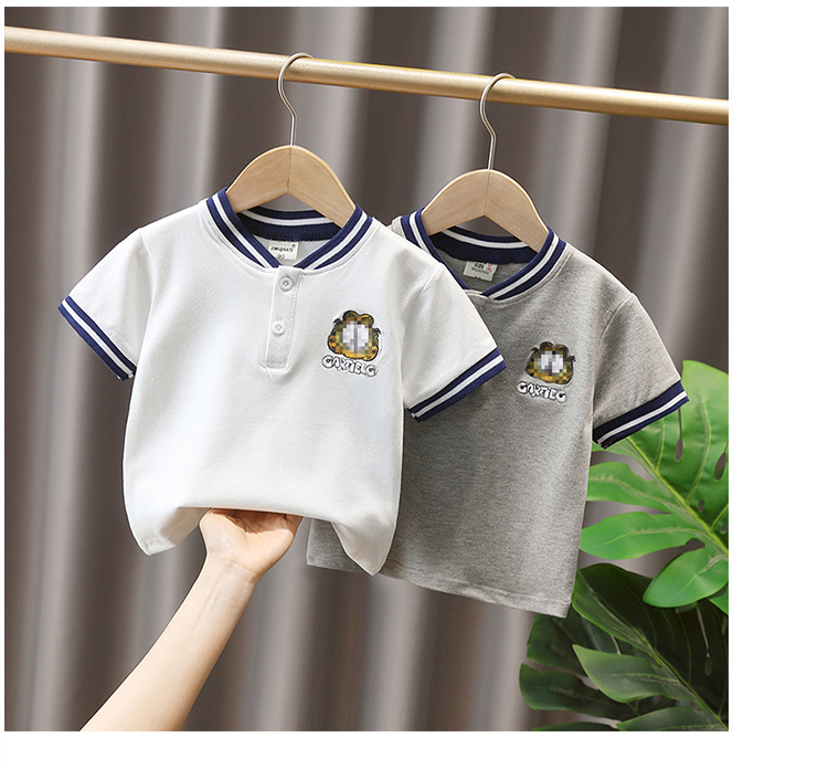 男童t恤短袖小童夏季2024新款男宝宝夏装儿童装polo衫男孩上衣服3详情10