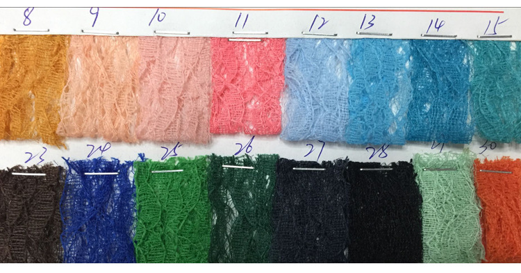 6-inch 25-yard orchid lace roll decoration material, diy fabric, wedding decoration supplies, American mesh roll pic 28