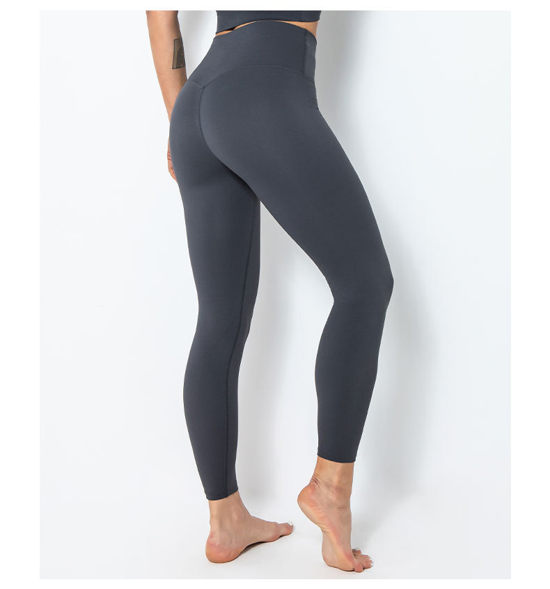 lulu瑜伽裤磨毛高腰提臀女夏外穿紧身运动跑步蜜桃臀裸感健身裤秋详情68