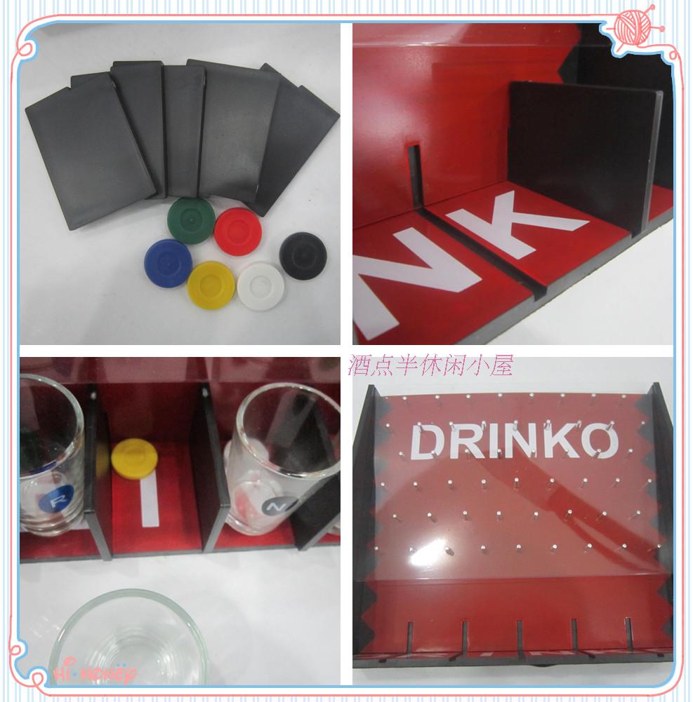Wine fighting games, wine racks, bar supplies, wine tables, popular drinking games in European and American bars, toys, falling pieces pic 11