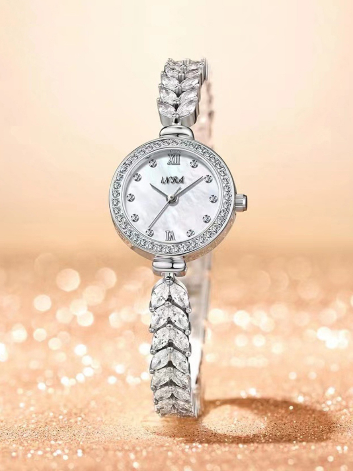 茵浪/INRA手表新款时尚精致美人鱼手链防水女表详情2