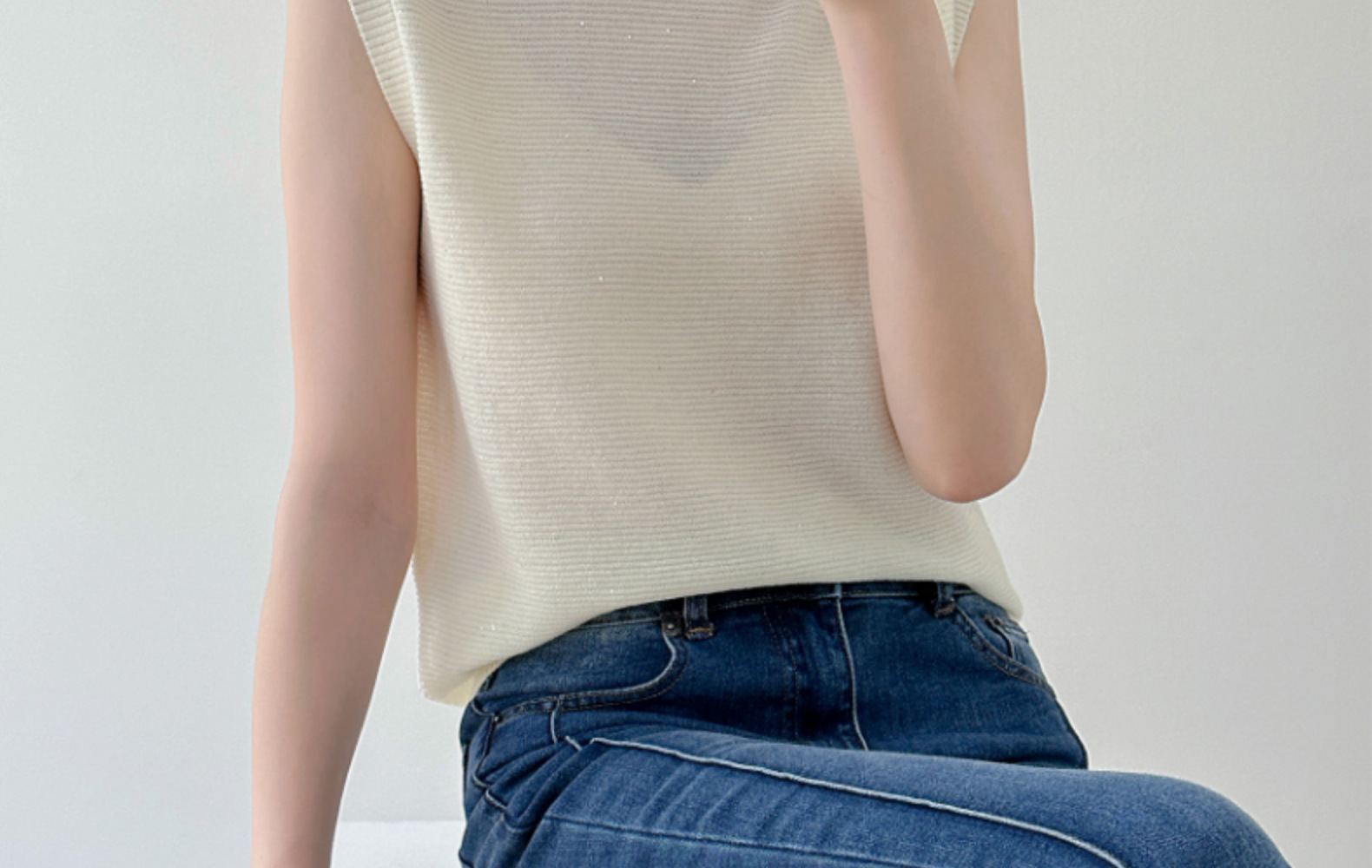 马甲毛衣女装2023年秋季新款无袖背心羊毛衫女士半高领针织衫羊毛详情27