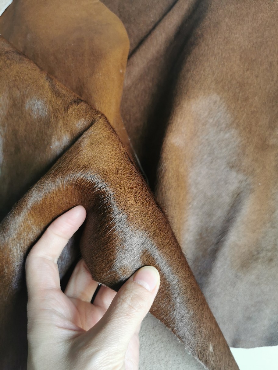 哈牛真皮2020马毛复古耳环树叶长款欧美耳饰 各种颜色马毛都可订详情4