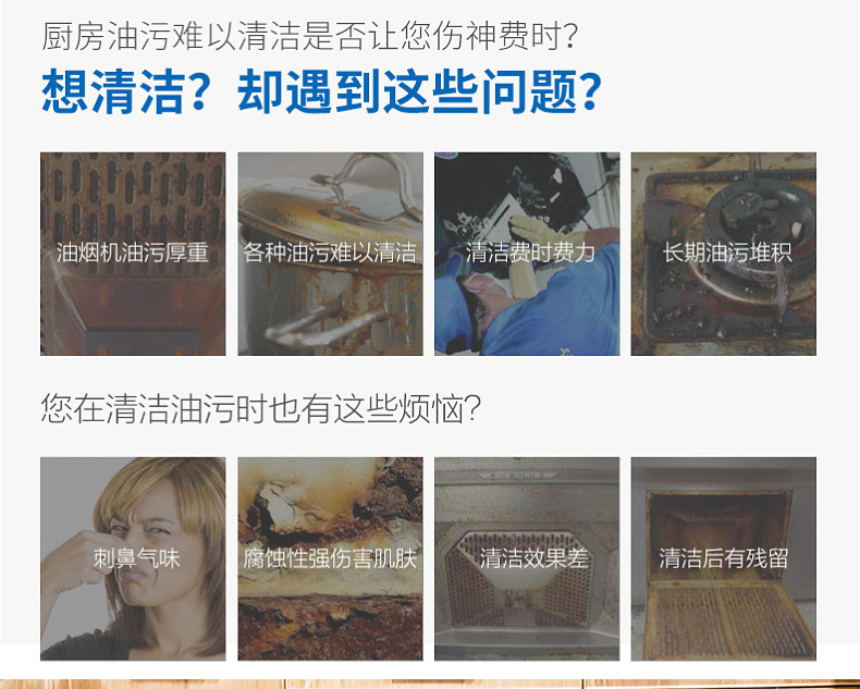 Wholesale of Italian Rooster kitchen cleaner, metal range hood and white shoe heavy oil stain Remover pic 16