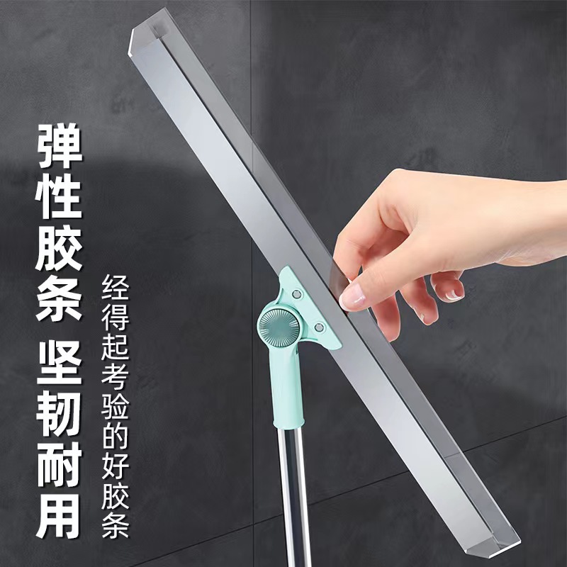 Magic broom floor scraper, silicone broom, aluminum alloy silicone dry and wet dual-purpose, telescopic and extended glass floor scraper pic 4