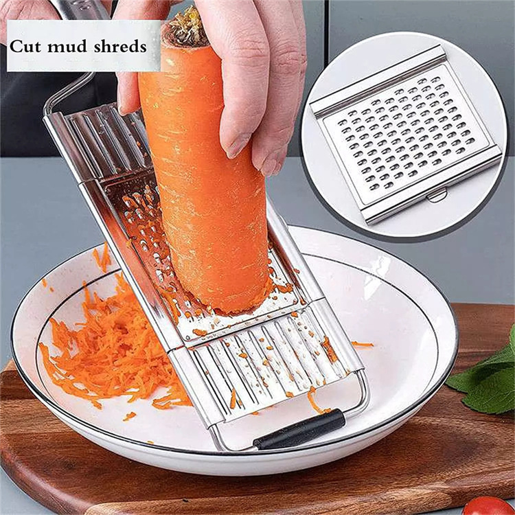 The new multi-functional vegetable cutter, three-in-one grater, grater, slicer and stainless steel grater are selling well across borders pic 4