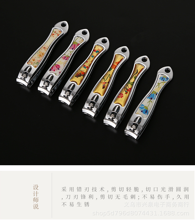 Stainless steel flat-mouthed nail clippers, nail pliers, nail knives, large nail knives, nail trimming scissors for adults, one yuan supply pic 3