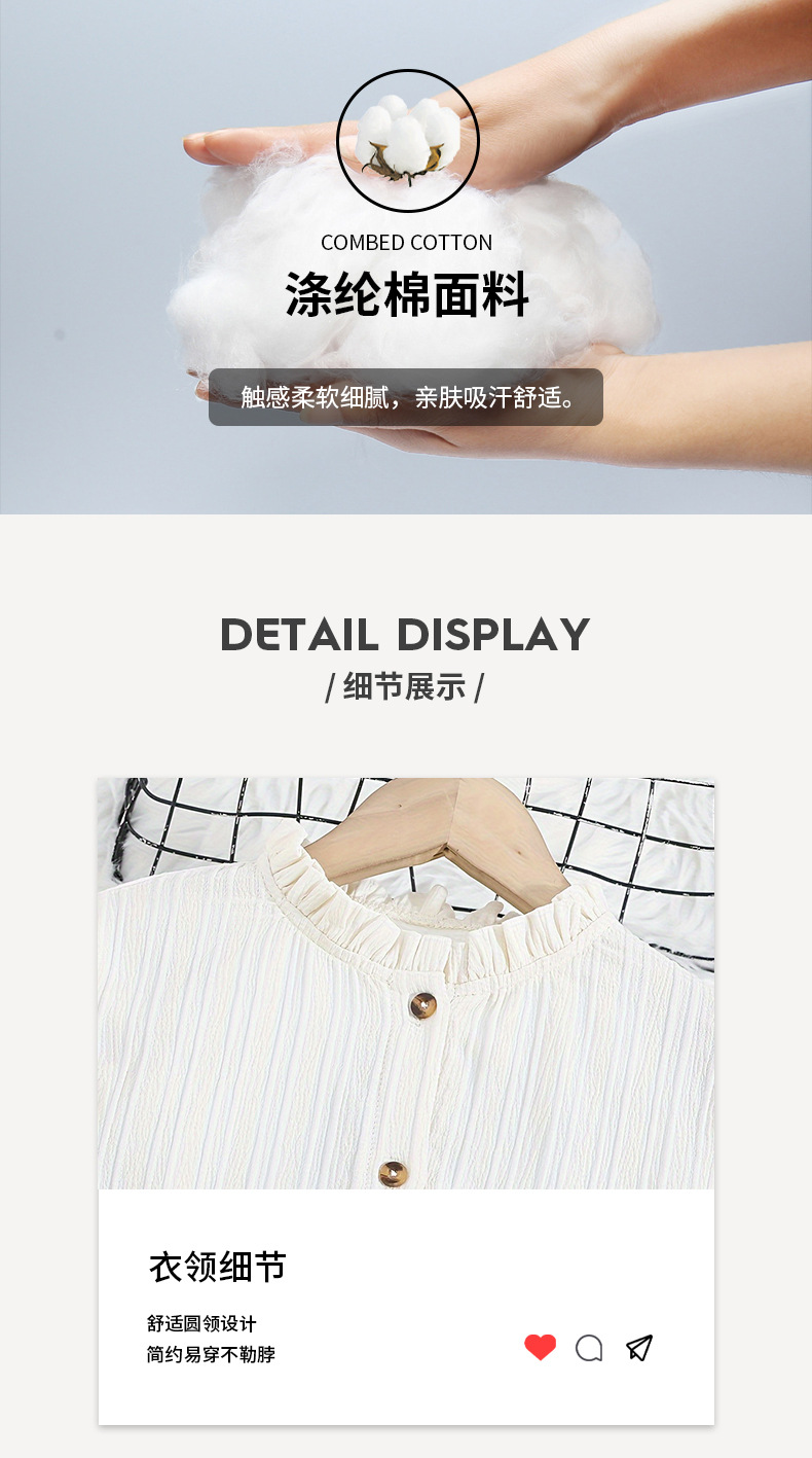 外贸秋季女童连衣裙棕色百褶裙拼接花边袖口飞袖可爱儿童长袖裙子详情3