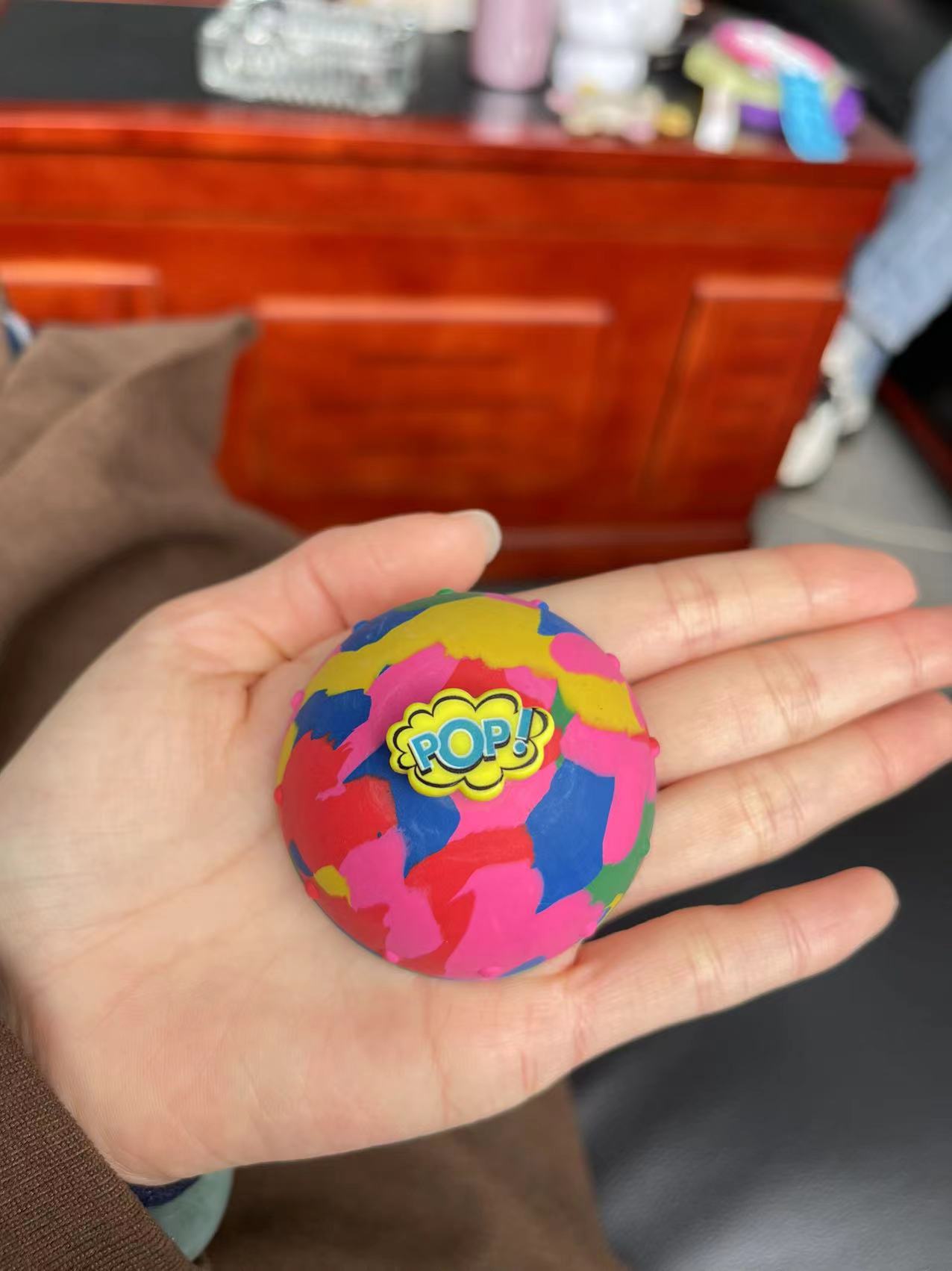 跨境新爆款POPS弹跳半边球弹跳蘑菇球弹力球蘑菇跳球弹力球橡胶球详情14