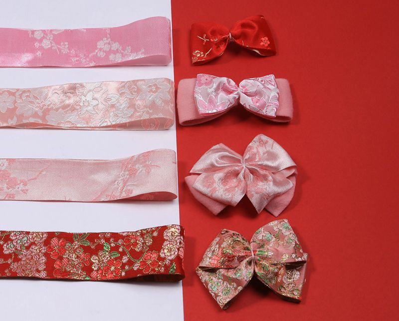 China wind country trendy año nuevo estilo bordado correas DIY arcos accesorios para el cabello hanfu estilo nacional filiación bordado accesorios country trendy pic 9
