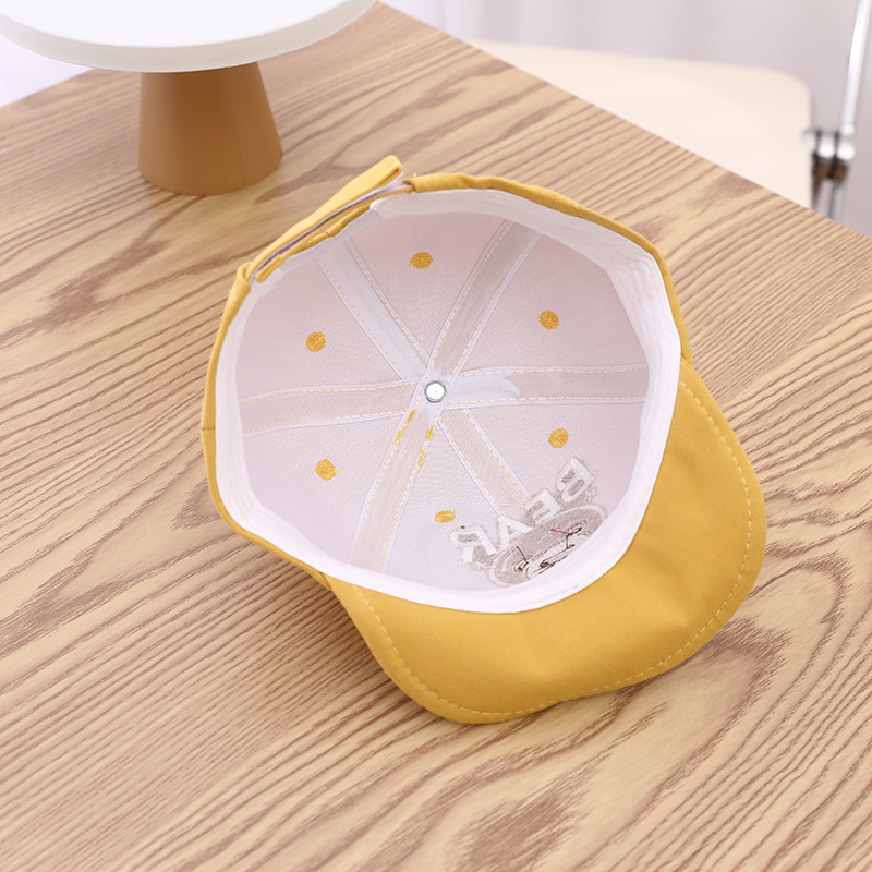 婴幼儿春夏帽子 6-12个月男女童太阳帽宝宝鸭帽舌熊遮阳防晒1-2岁详情15