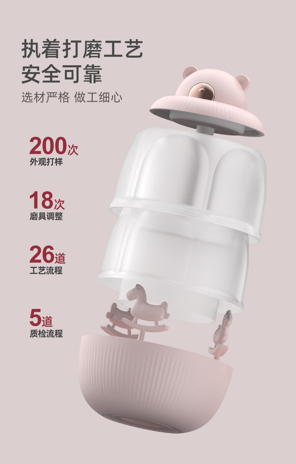 木马新款加湿器可爱创意音乐盒车载办公室家用卧室空气加湿净化器详情9
