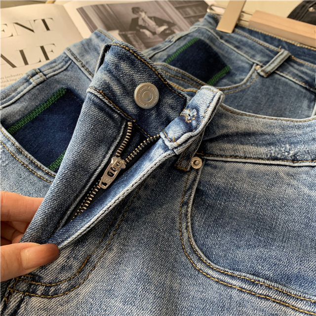 Treasure pants: Slimming, versatile, drape black straight-leg jeans for petite women, high-waisted wide-leg pants pic 33