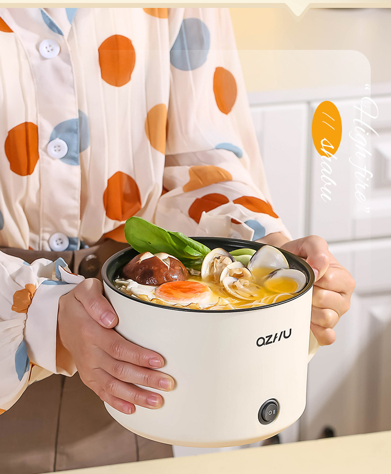 礼品电煮锅多功能一体锅学生宿舍小型电热锅上蒸下煮一人食电火锅详情41