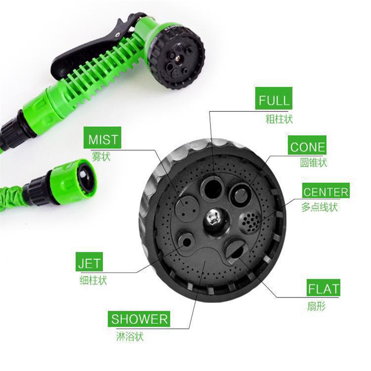 Household high-pressure telescopic water pipe car wash water set, multi-functional garden water gun, Lin Yuan outdoor car wash water pipe pic 17
