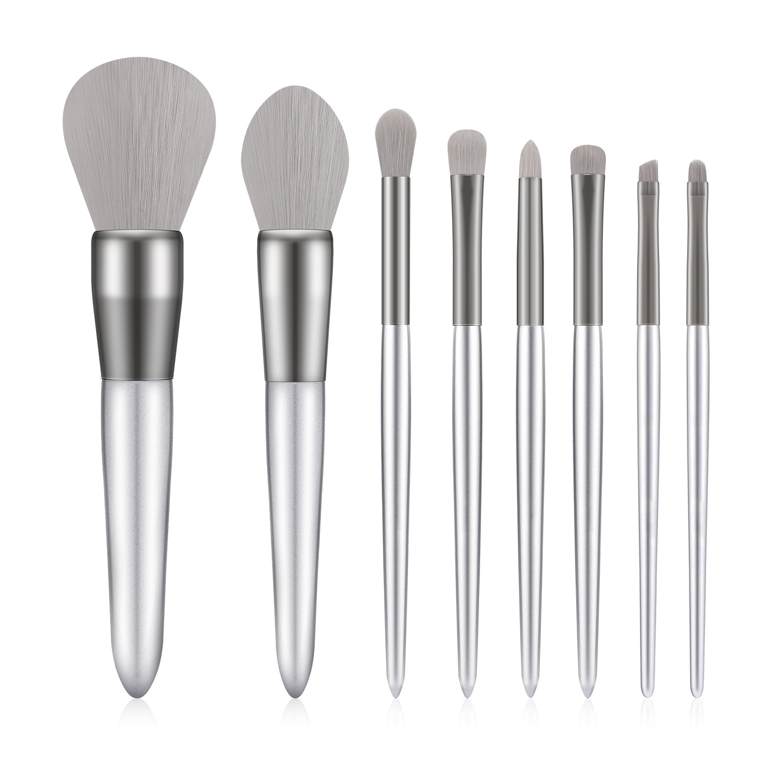 The manufacturer supplies 8 makeup brush sets, storage bags, artificial fiber wooden handles, blush brushes, loose powder brushes, shanilak in stock pic 2