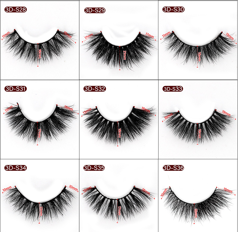 3D mink false eyelashes, multi-layered and thick crossed eyelashes shanilak pic 5