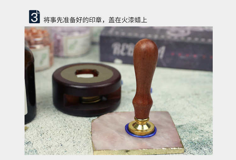 火漆勺 火漆蜡粒蜡条使用勺子火漆熔蜡用勺 火漆蜡印制作使用配件详情14