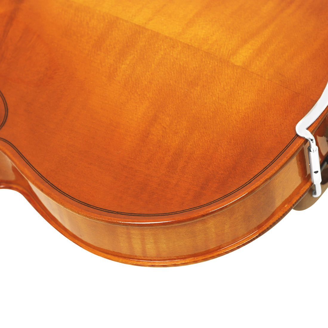 Wholesale handmade maple violin AV-609 natural tiger-patterned jujube wood violin for children and adults 4/4 popular violin pic 25