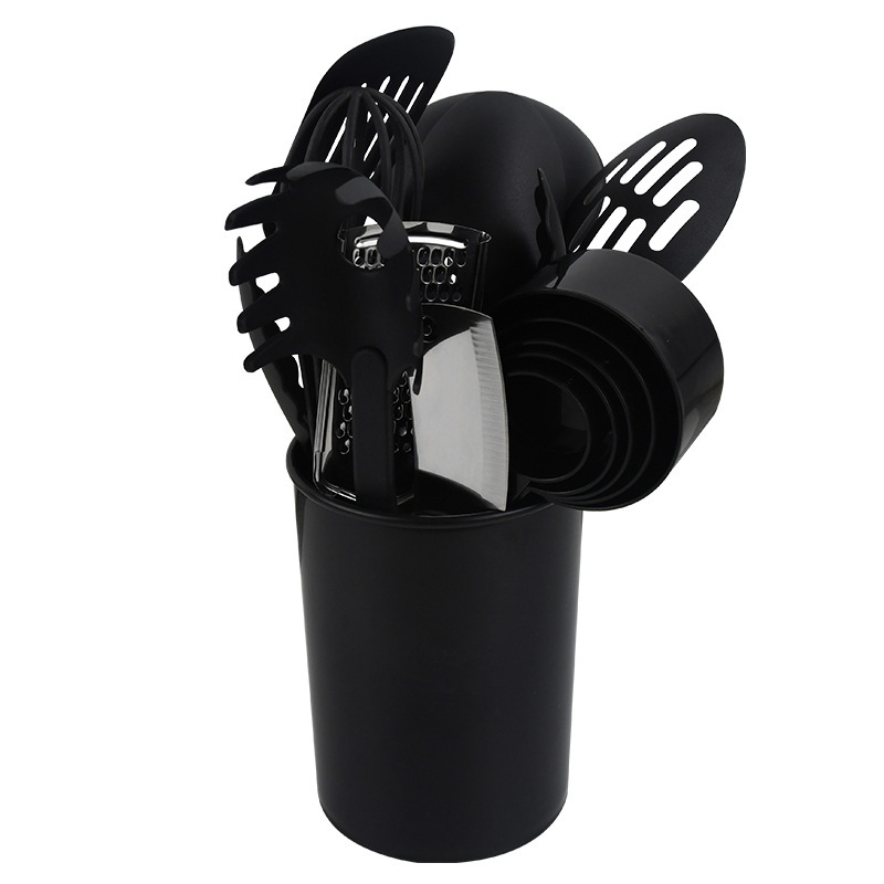 Wholesale nylon stainless steel household kitchenware, cooking spatulas and spoons, cooking utensils, complete sets of kitchen tools for cooking pic 28
