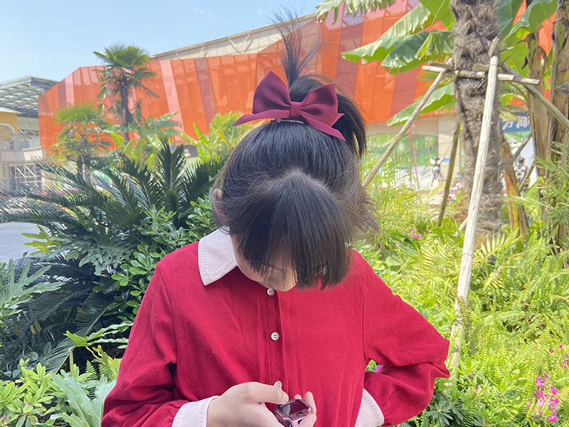 儿童发饰春夏款蝴蝶结发夹可爱公主头饰顶夹女童鸭嘴夹子 diy材料详情53