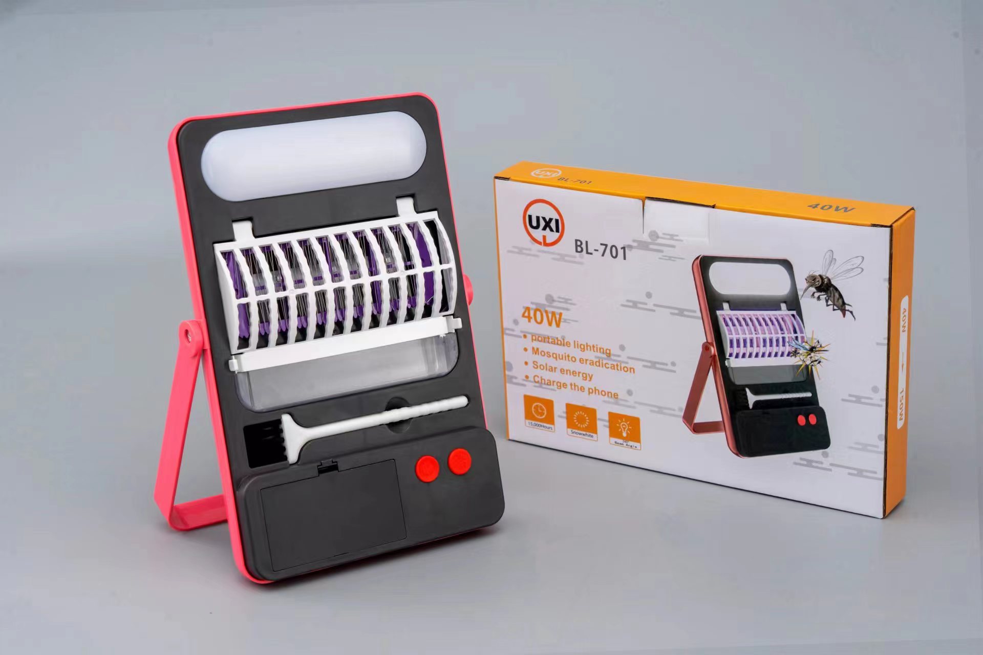 Solar-powered mobile emergency lighting lamps, outdoor camping eye-protecting lamps, mosquito-killing lamps, and popular products at street stalls pic 6