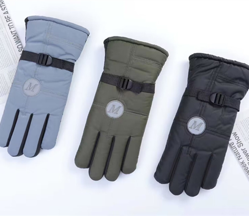 Cross-border thickened and extended warm gloves, outdoor skiing, motorcycle and electric bike riding gloves, riding with fleece and thickened pic 4