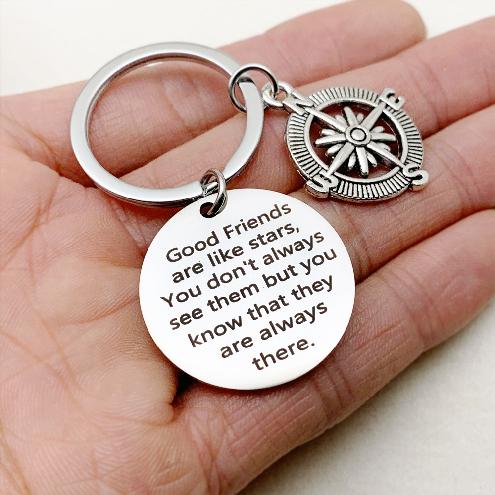 I LOVE YOU MORE THE END Amazon Bestseller Stainless steel keychain pic 13
