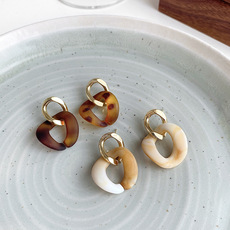 S925银针韩版小豆豆耳钉冷淡中性风设计感耳环时尚简约百搭耳饰品详情3