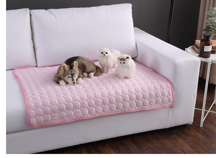 Pet MATS, summer cat and dog sofa MATS, pet supplies, cooling MATS, ice silk cold-sensing bed MATS, summer dog cooling MATS pic 21