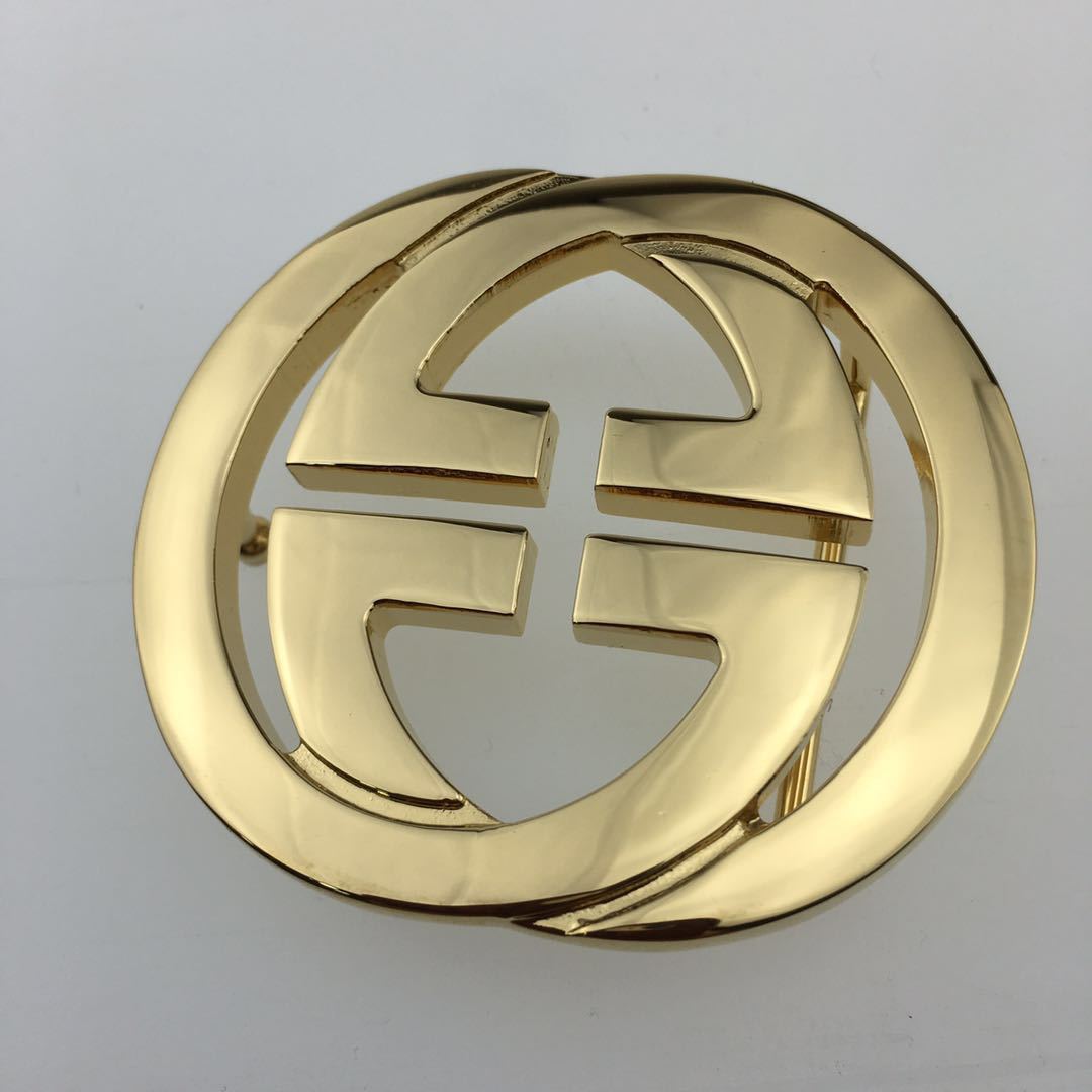 Pure copper double G belt buckle, pure copper leather belt buckle, high-end premium belt buckle factory wholesale pic 3