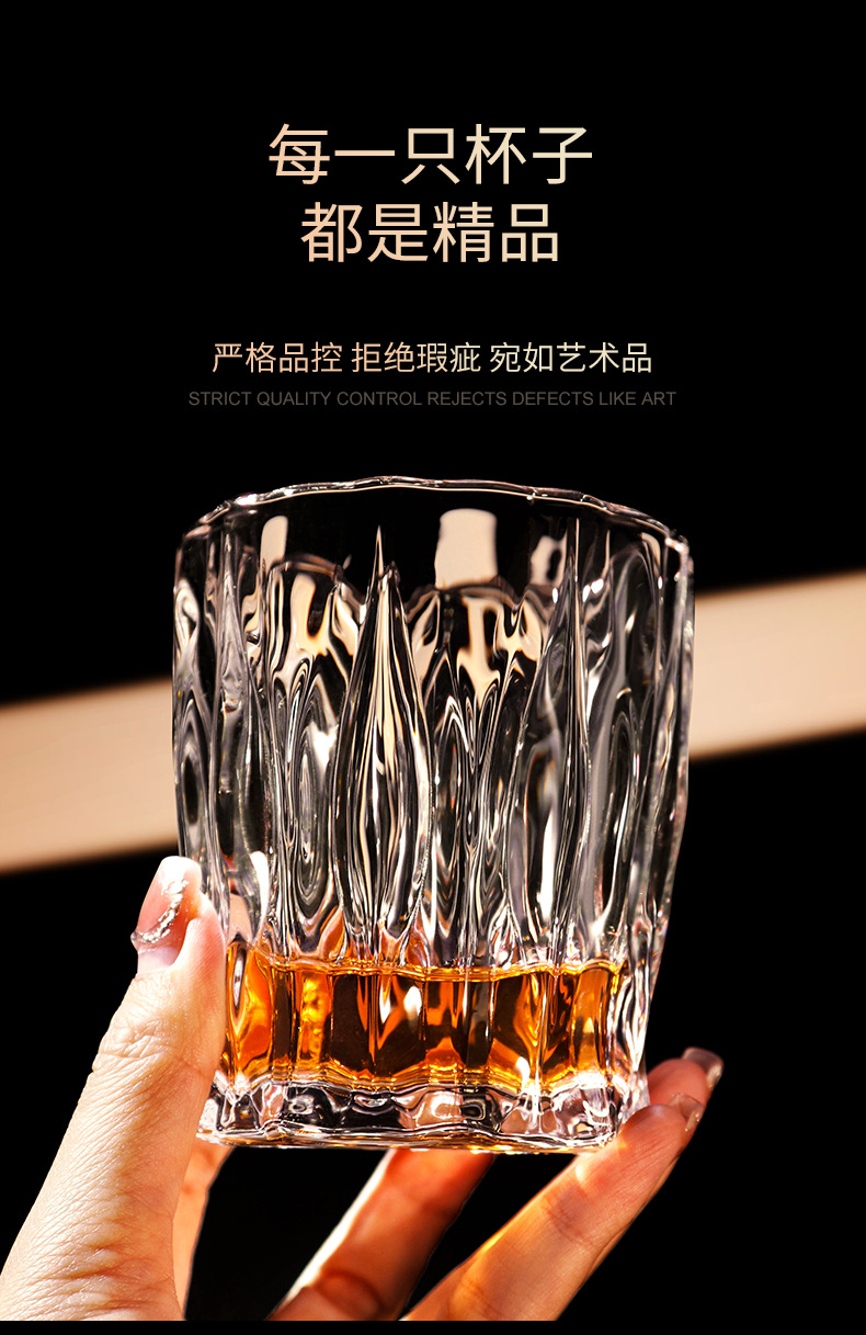 玻璃杯家用啤酒杯果汁水杯冷饮杯茶杯扎啤杯喝水欧式套装水具直供详情4